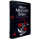 Bíblia Da Mulher Sábia Tulipa Preta De Estudo Letra Hipergigante Capa Flexível Com Harpa e Índice Feminina Arc