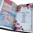 Bíblia Da Mulher Sábia Tulipa Preta De Estudo Letra Hipergigante Capa Flexível Com Harpa Feminina Arc