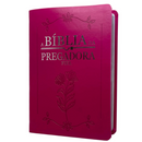 Bíblia Da Pregadora Fiel Pink Com Estudo Letra Gigante Capa Flexível Feminina Arc