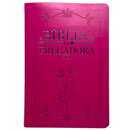 Bíblia Da Pregadora Fiel Pink Com Estudo Letra Gigante Capa Flexível Feminina Arc