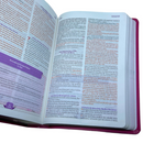 Bíblia Da Pregadora Fiel Pink Com Estudo Letra Gigante Capa Flexível Feminina Arc