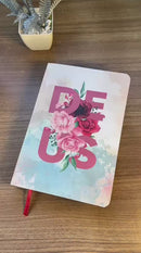 Bíblia Deus Floral Letra Gigante Capa Flexível Com Harpa e Índice Feminina Arc