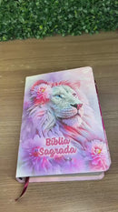 Bíblia o Senhor Te Sustenta Letra Gigante Abas Coladas Capa Semi Flexivel - Arca