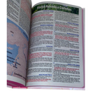 Bíblia Leão Seja Forte e Corajosa Cor Branca Letra Gigante Capa Dura Com Harpa E Índice Feminina Arc