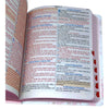 Kit 2 Bíblias Sagradas Tijolinho Floral & Leão Yeshua Edição Promessas Letra Grande Para Bolsa NVA Com Índice